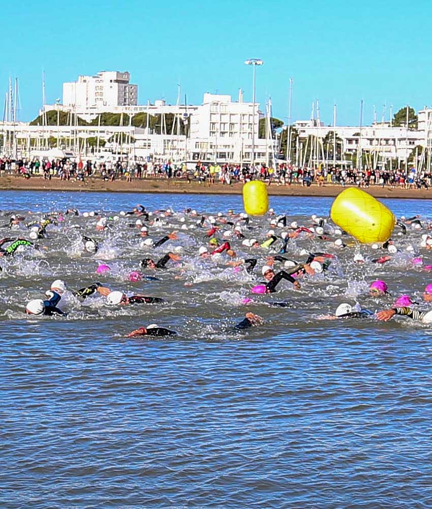 visduel triathlon Royan Charente Maritime natation