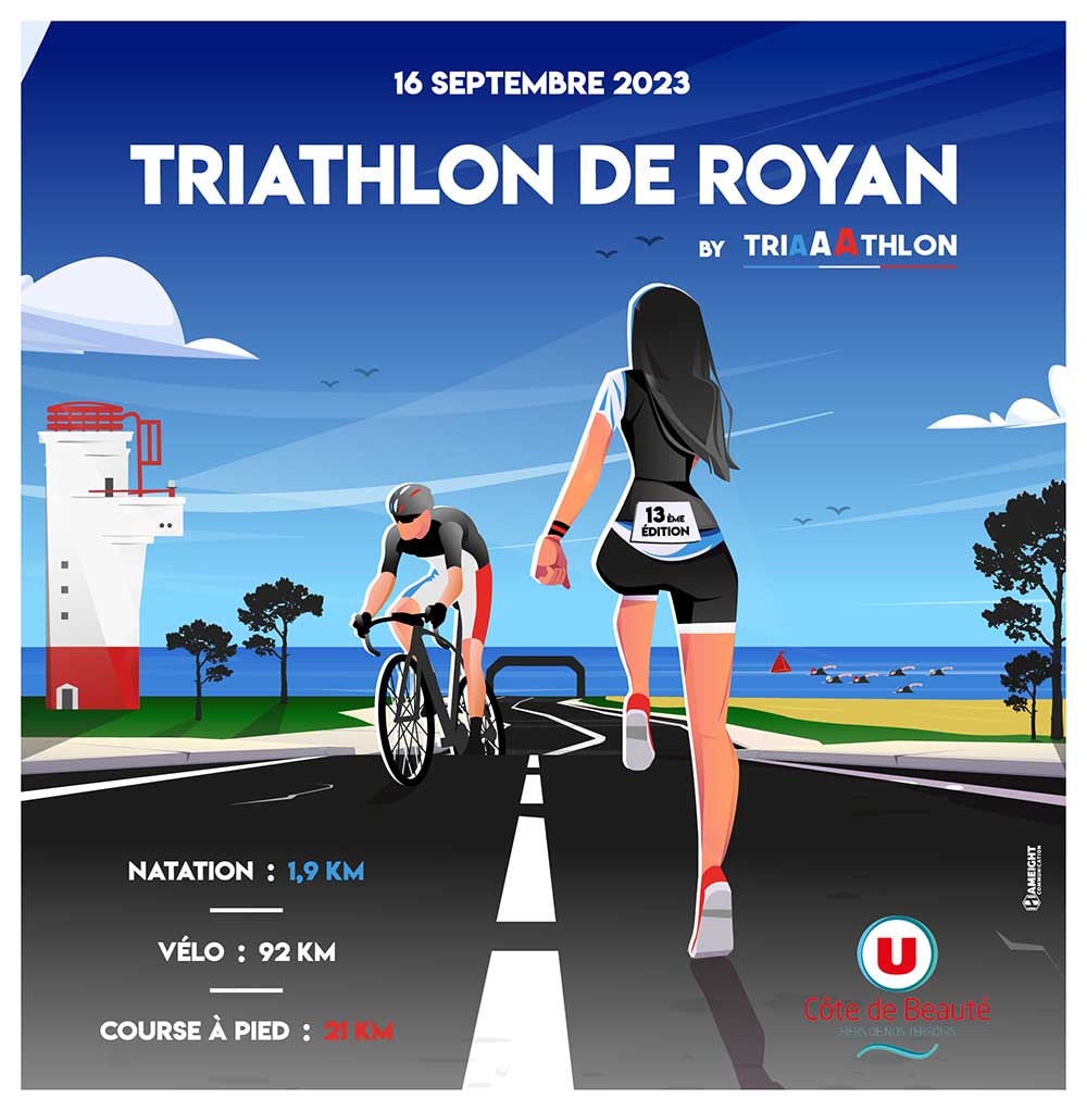 visuel newsletter TRIATHLON DE ROYAN U CÔTE DE BEAUTÉ by triaaathlon 2023